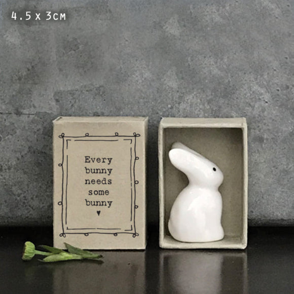 Matchbox Porcelain Bunny - Everybody Needs Some Bunny