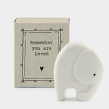 Matchbox Porcelain Elephant - Remember You Are Loved