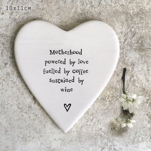 Porcelain Coaster - Motherhood Powered By Love