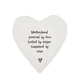 Porcelain Coaster - Motherhood Powered By Love