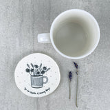 Flowers In Mug Coaster - Amazing Things