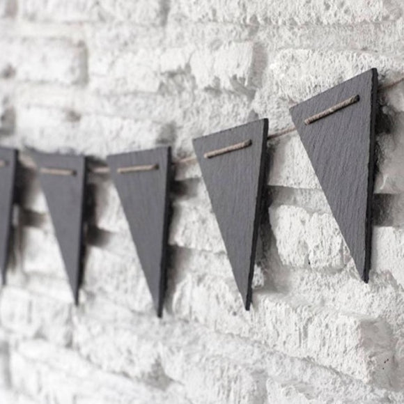 Slate Bunting From Garden Trading