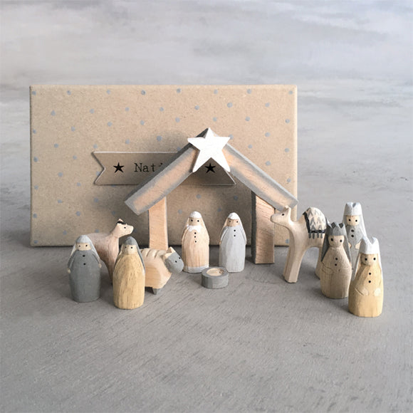 East of India Little Christmas Nativity Set