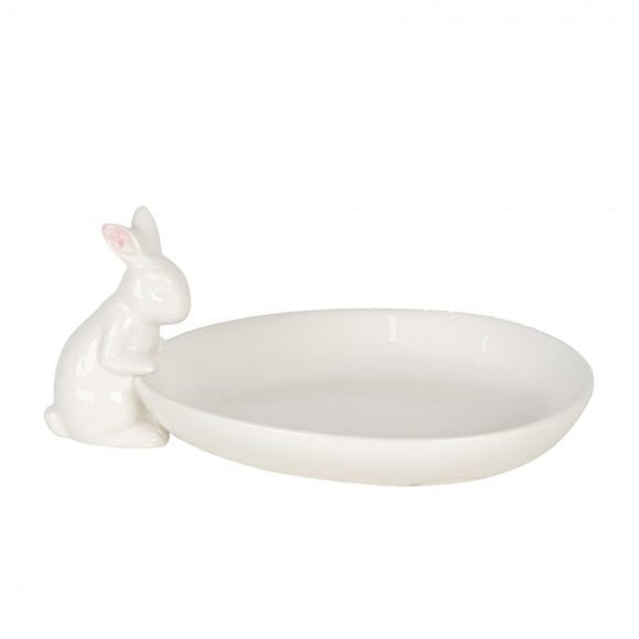 Ceramic Bunny Snack Bowl